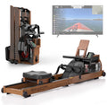 Solid Oak Water Resistance Rowing Machine