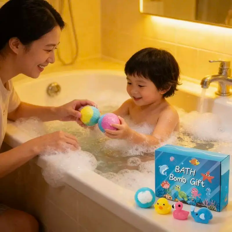 Children's Bath Bombs Balls with Surprise Toys – Pack of 12