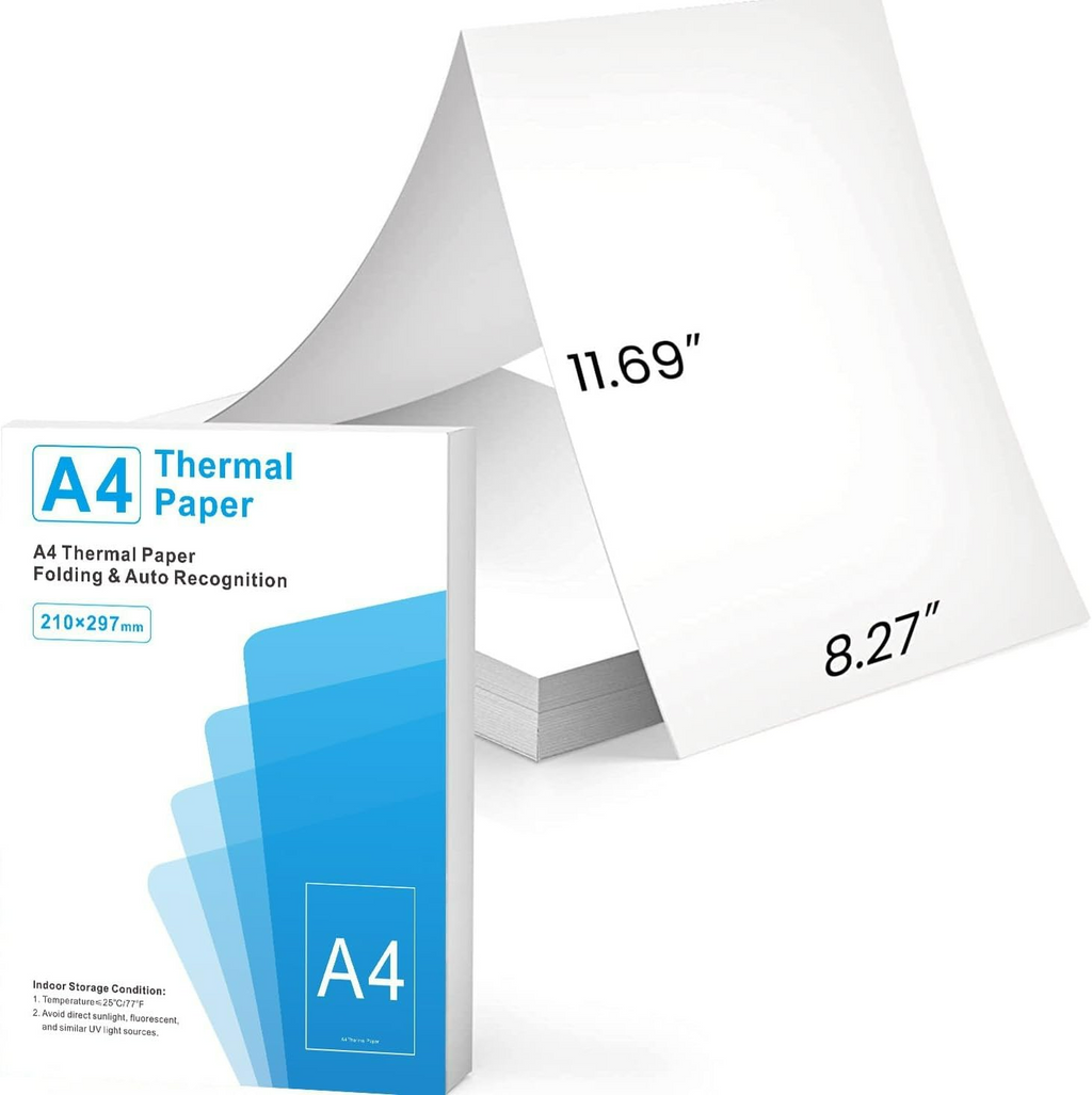 A4 Thermal Paper – 100 Sheets
