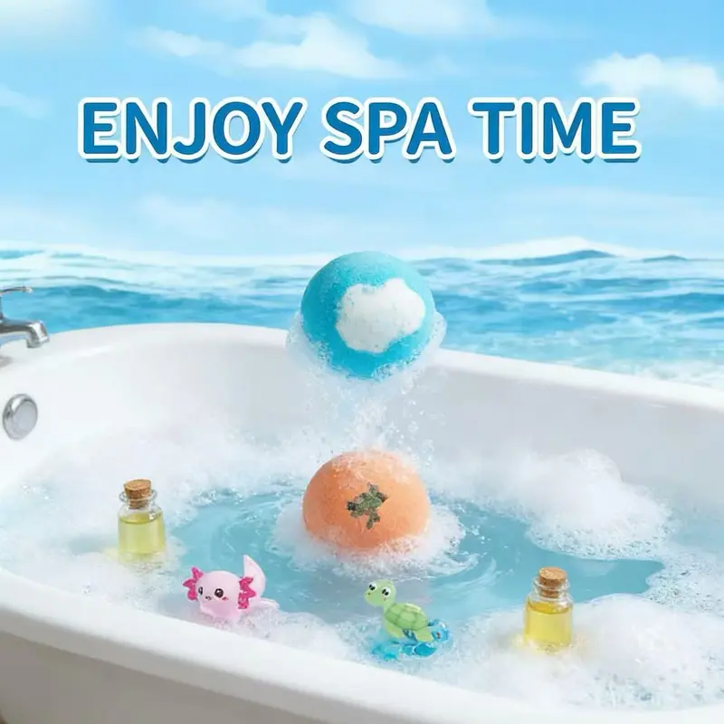 Children's Bath Bombs Balls with Surprise Toys – Pack of 12