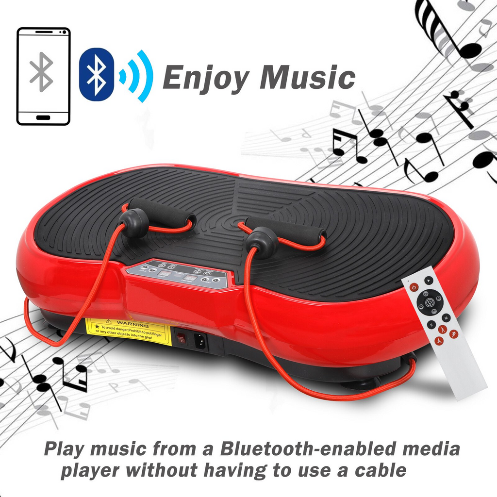Whole Body Vibration Plate Machine With Remote Control and Resistance Bands