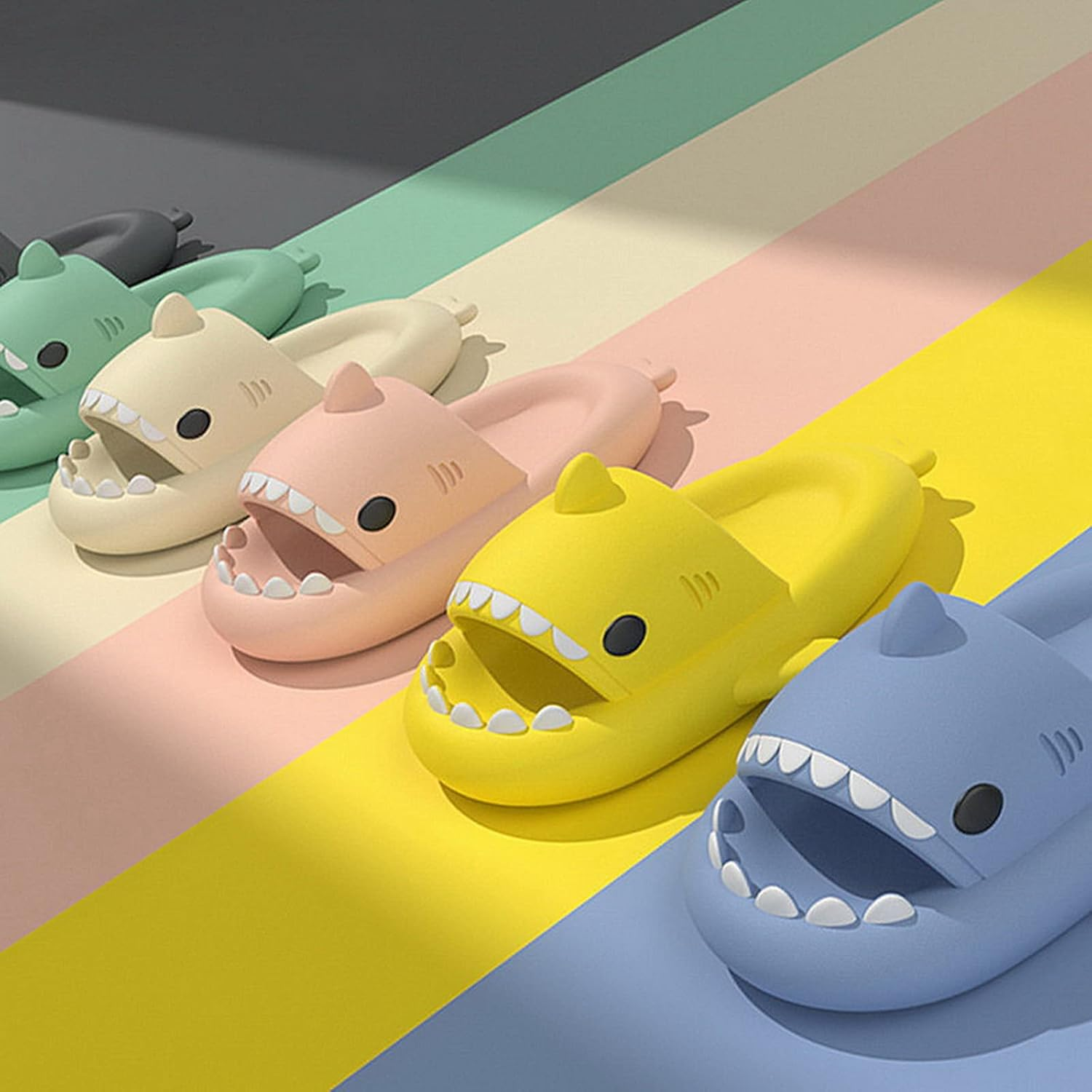 Unisex Shark Slippers, Suitable For Adults And Children
