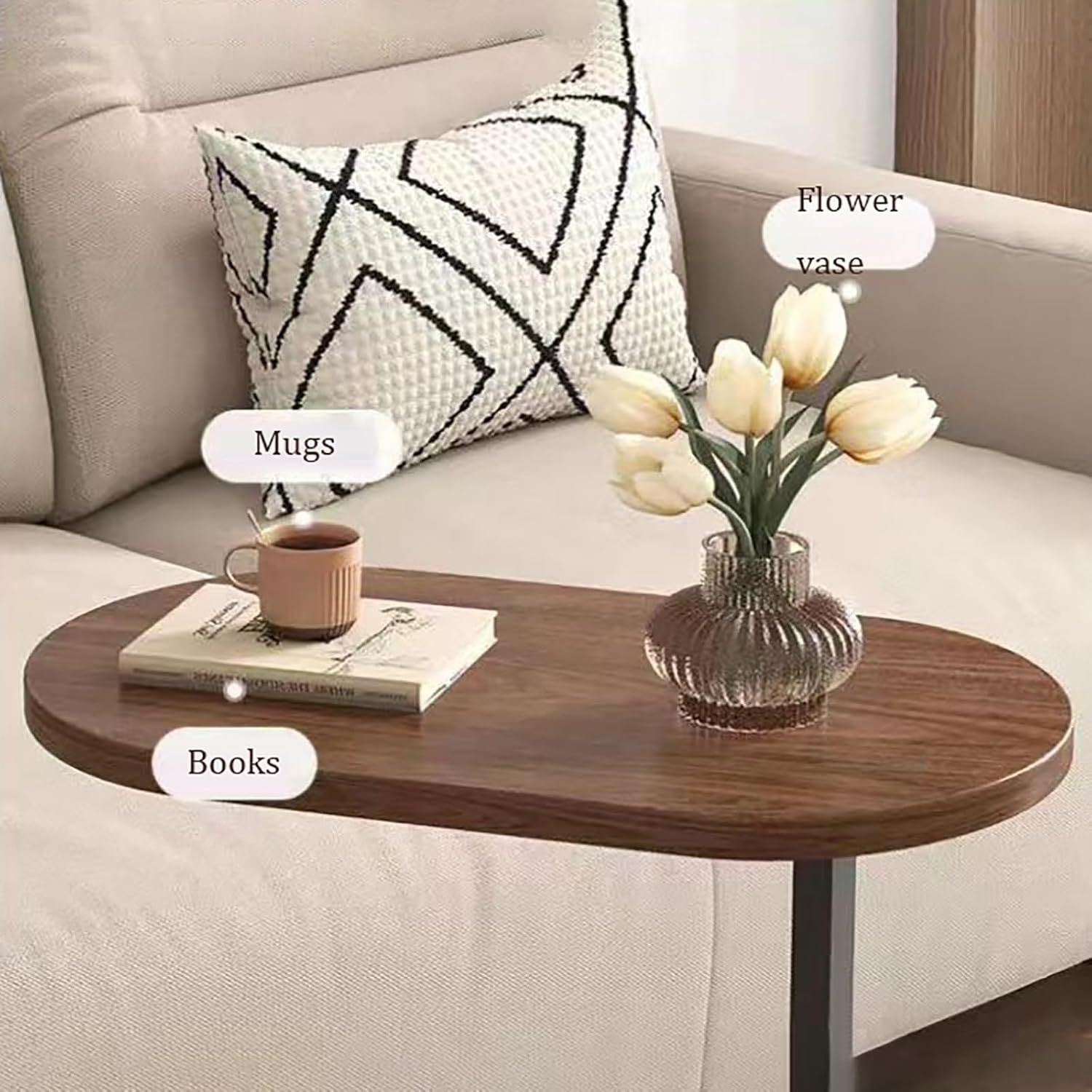 C-Shape Side Table