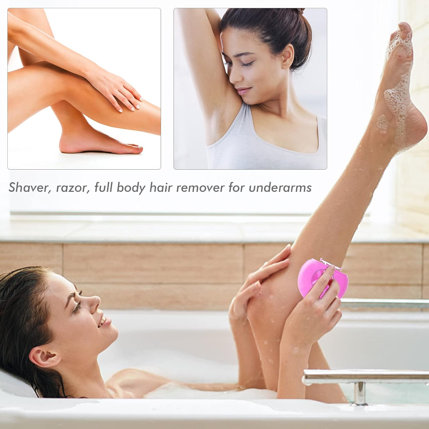 4 in 1 Women’s Electric Razor & Epilator – Manual Body Hair Trimmer