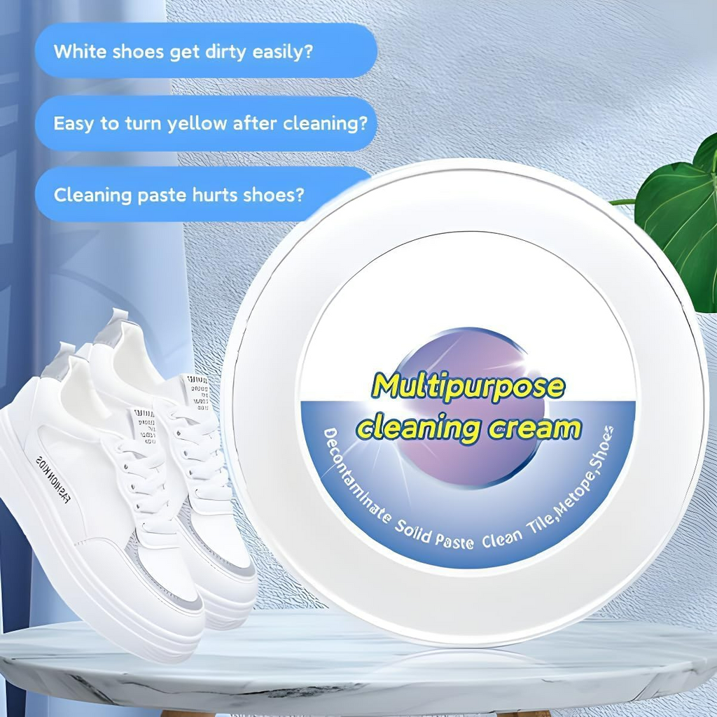 Multipurpose Cleaning Cream White Shoe Cleaner Whitener All Purpose Surface Cleaner