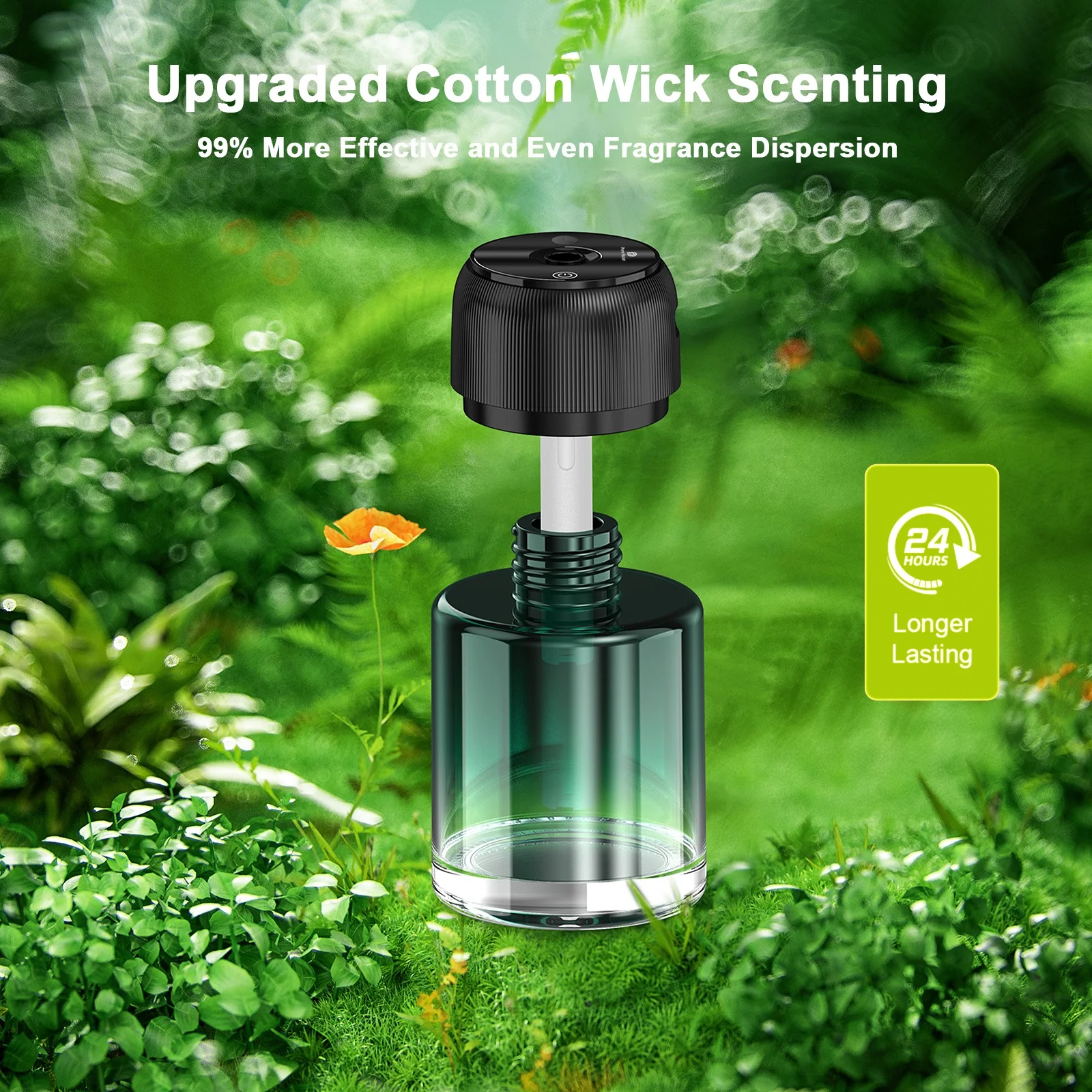Car Humidifier Fragrance With Laser Light