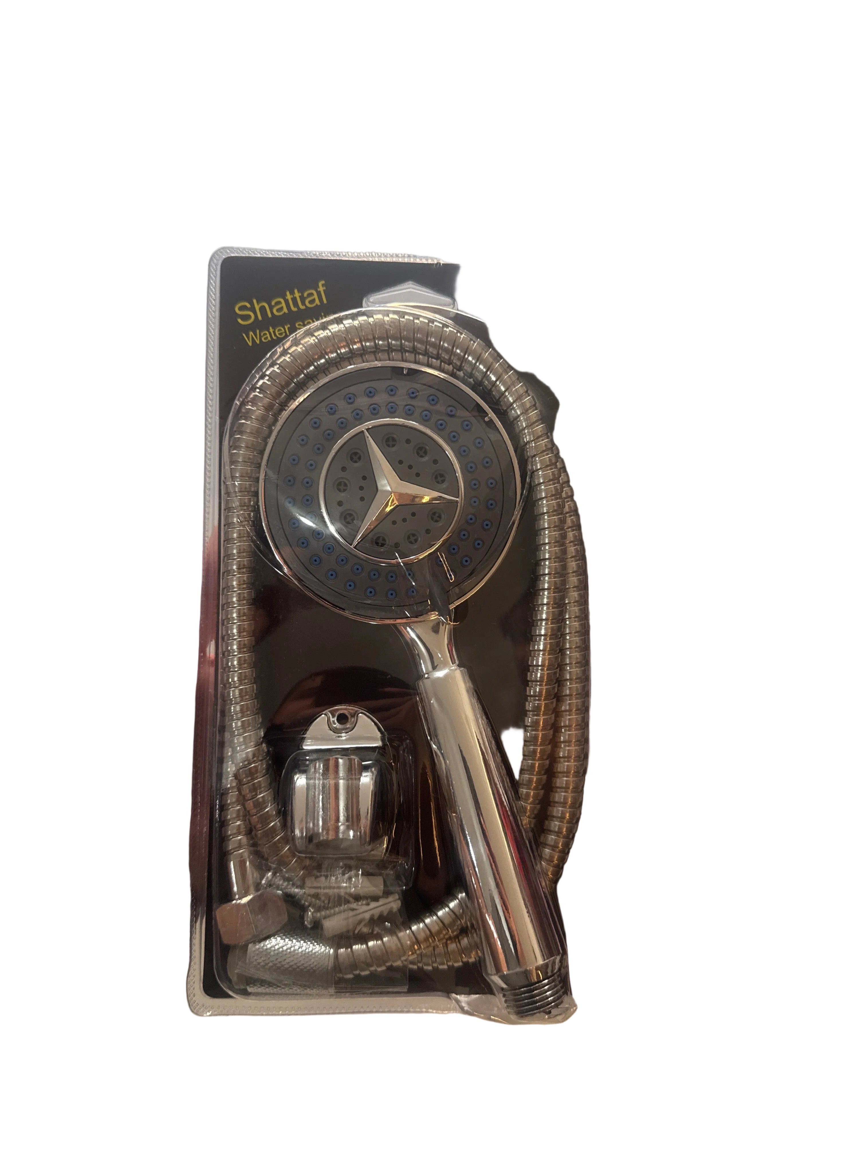 Shower head kit | 5 Spray modes | Hand-held shower head + Shower hose + Bracket | Chrome-plated ABS