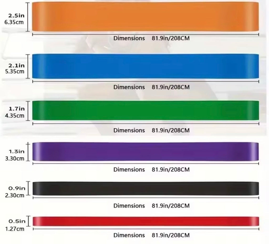 Long Elastic Bands Full Set