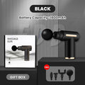 Rechargeable Mini Muscle Massage Gun With 6 Gears And 4 Massage Heads