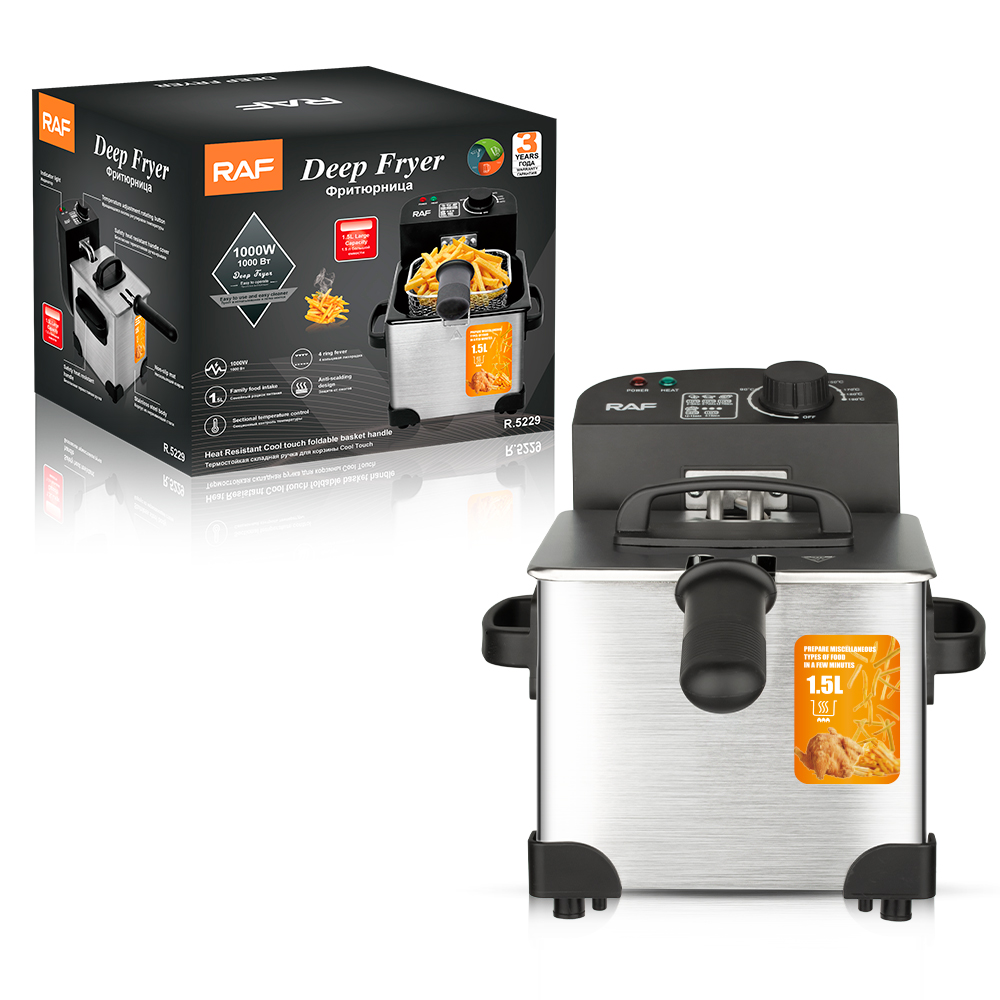 RAF Electric Fryer Stainless Fryer 2000W R5229