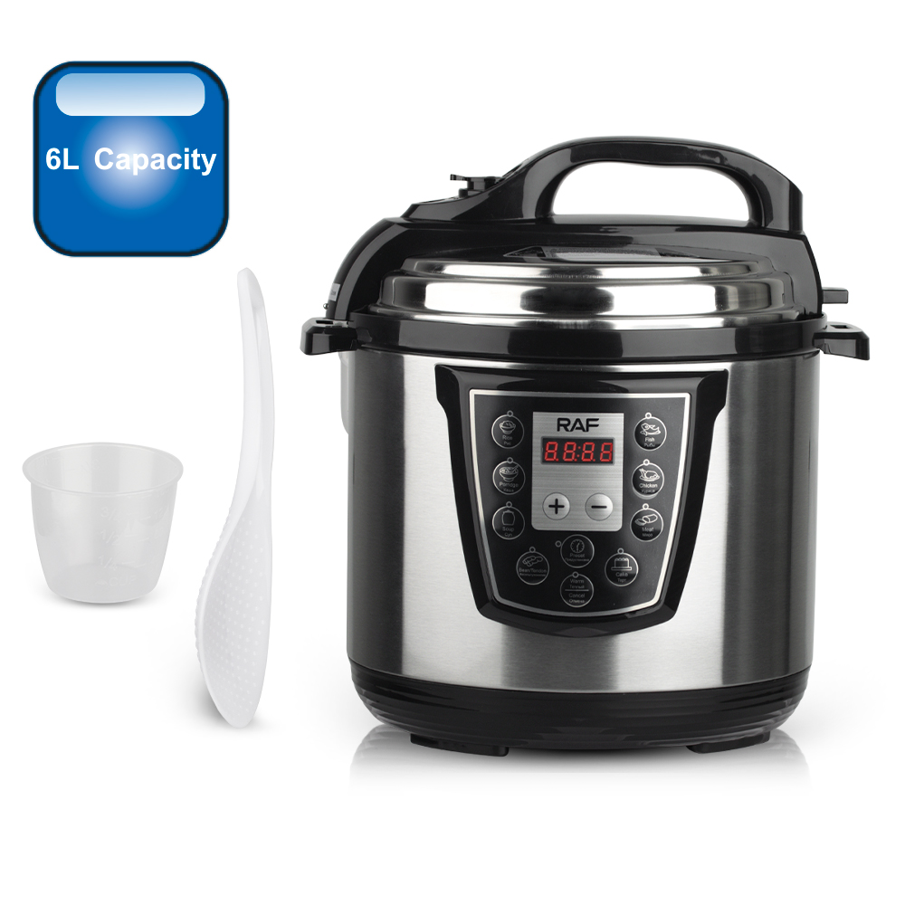 RAF Kitchen Cooking 6L Large Capacity Electrical Pressure Rice Cooker R177