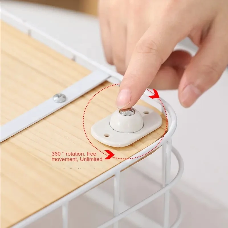 4 Pcs Self-Adhesive Castors Wheels Furniture