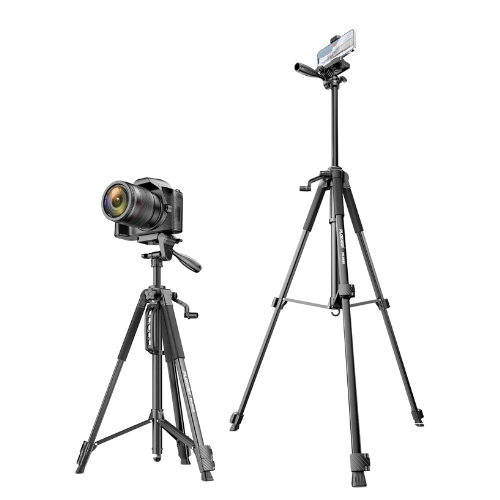 PLOKAMA Professional Tripod 150cm – 360° Rotation with Bluetooth Remote PK-9950