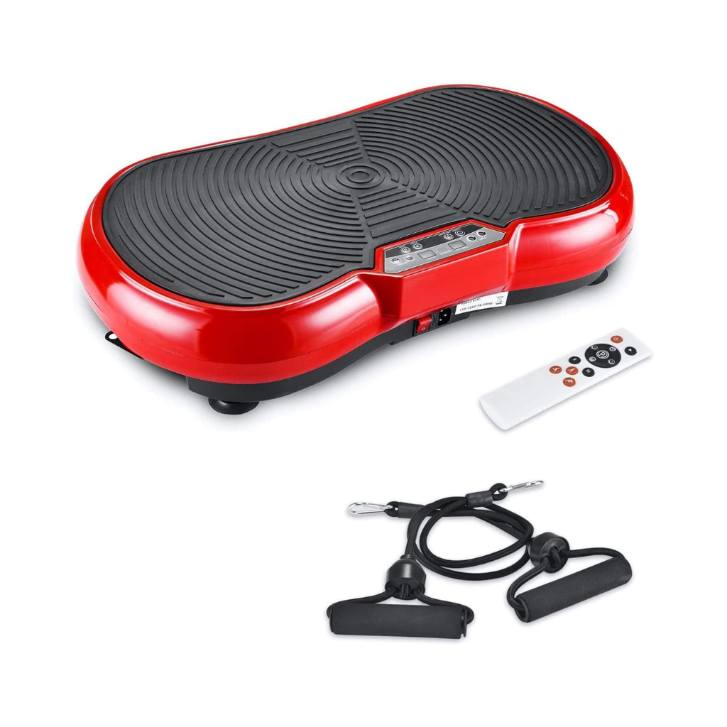 Whole Body Vibration Plate Machine With Remote Control and Resistance Bands