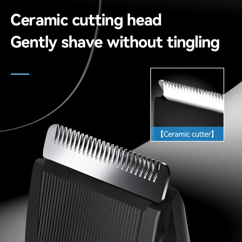 Waterproof Body Groomer With Skin Friendly Blades Kemei Hair Trimmer KM-1840
