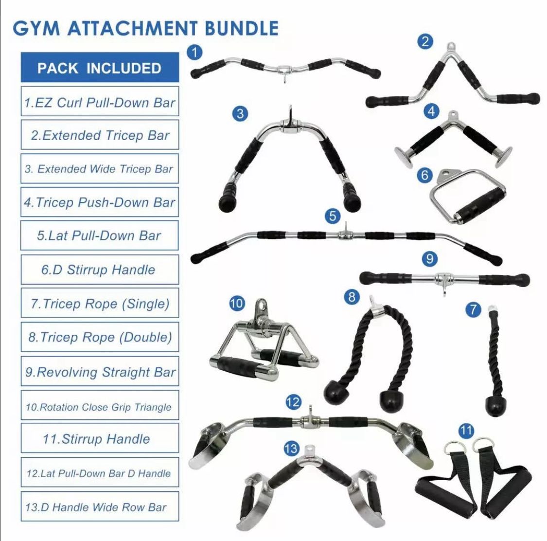 Cable Machine Attachments