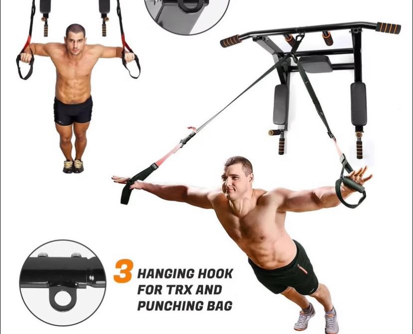 Multi Functional 2-in-1 Pull-Up &amp; Dip Bar