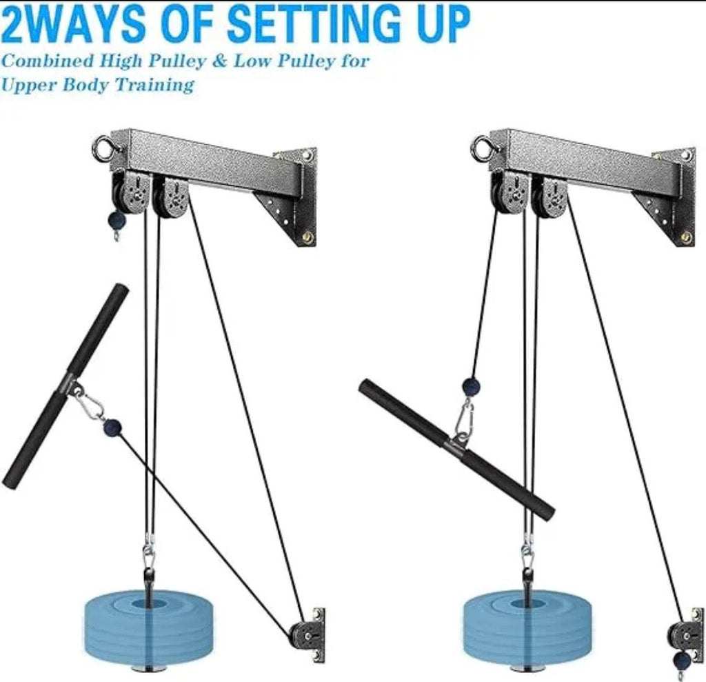 Pulley Cable System Wall Mounted