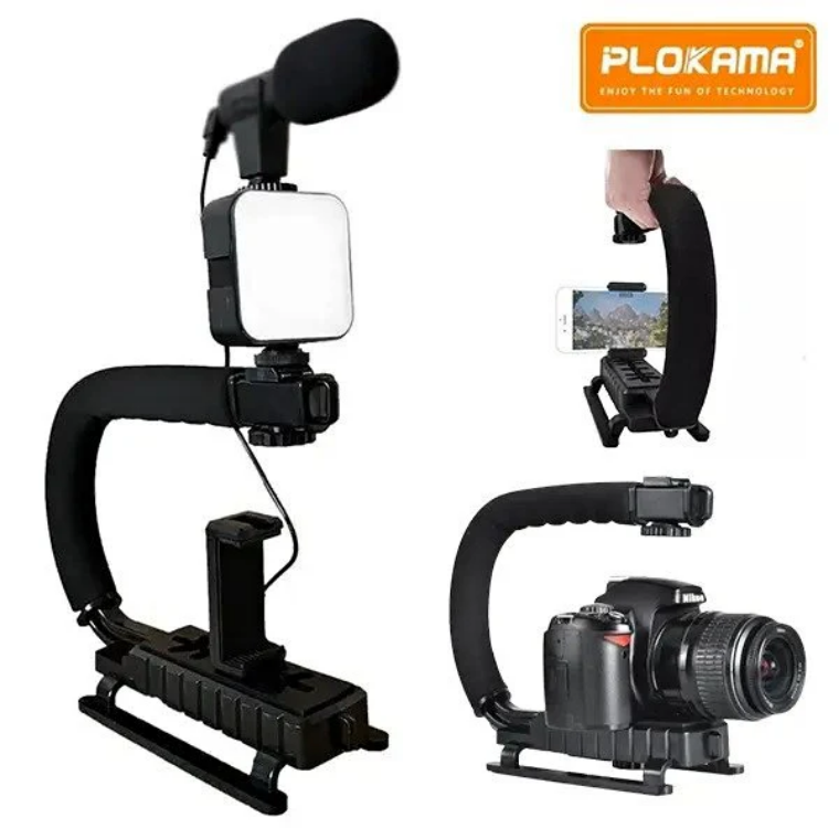 U Shaped Video Handheld Stabilizer PLOKAMA PK 777