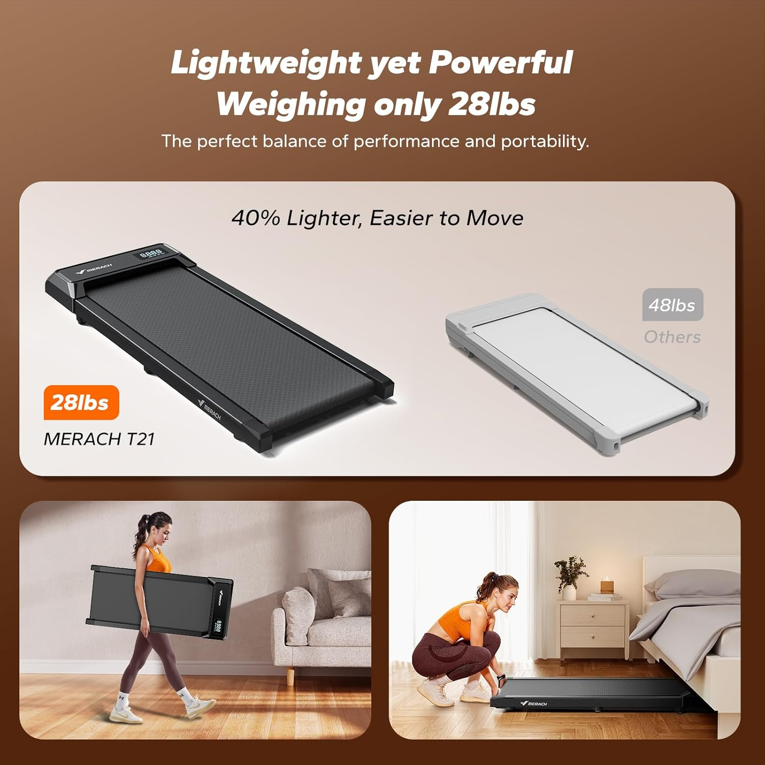 WALKING & RUNNING PAD TREADMILL