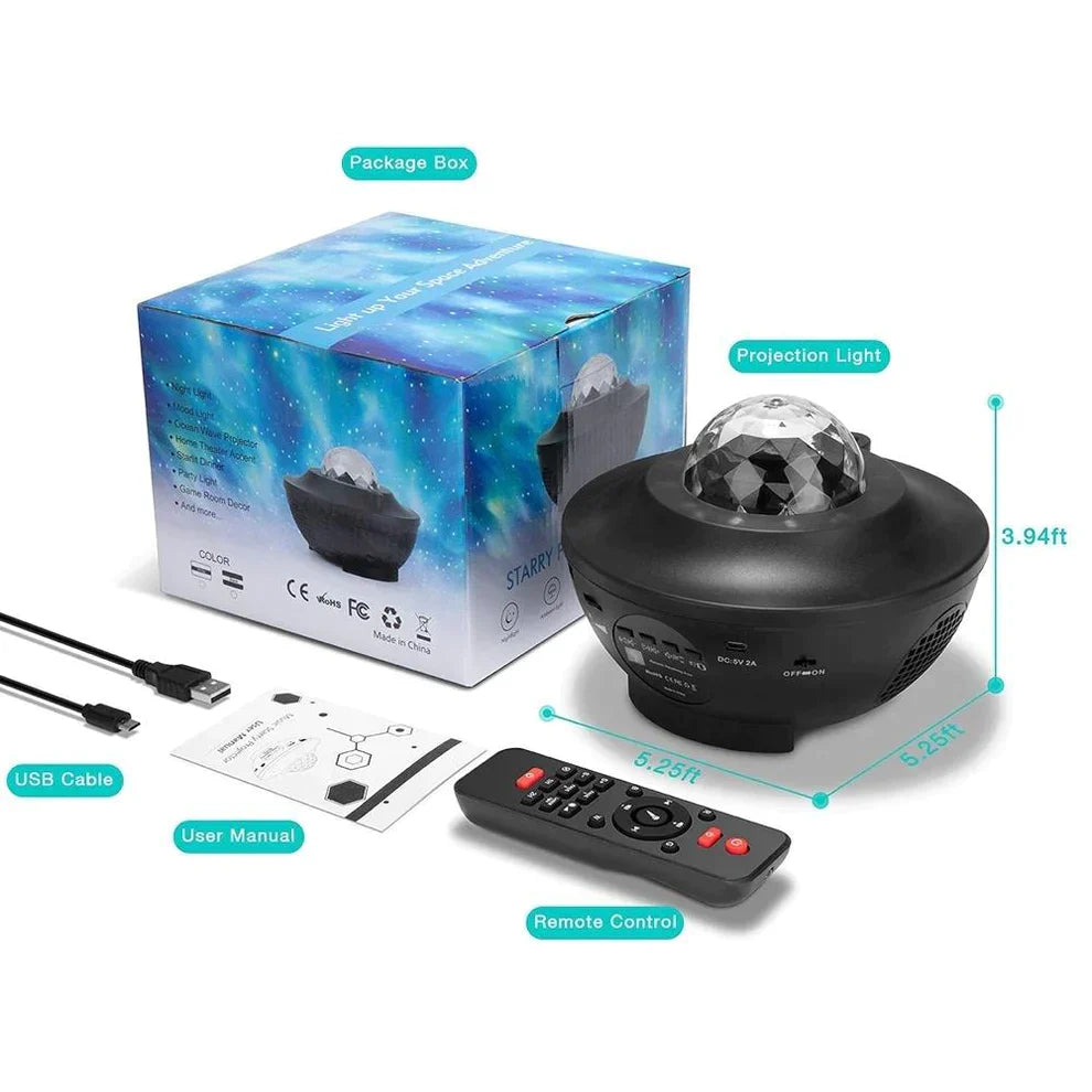 Galaxy Projector With Speaker