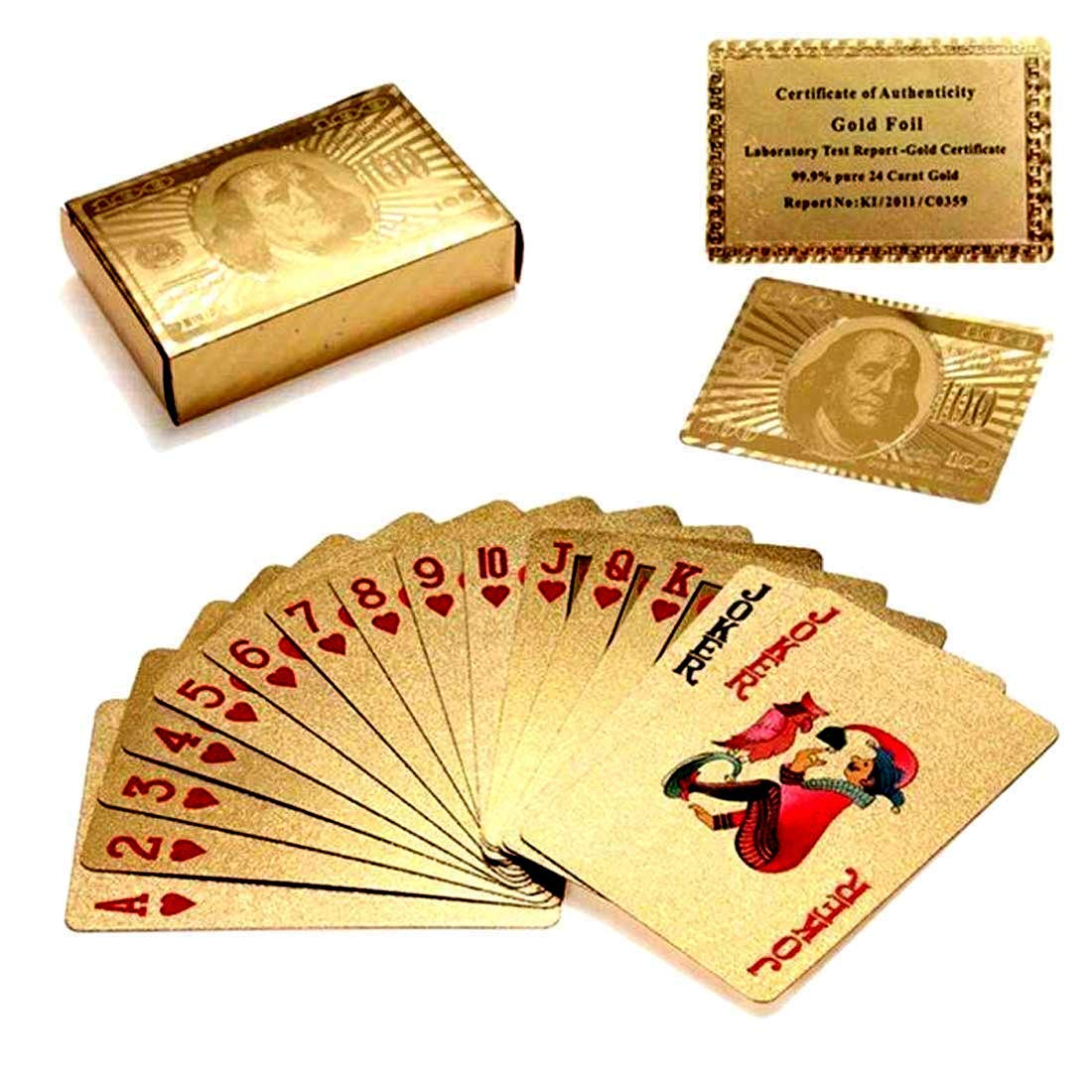 Waterproof Luxury Gold Card