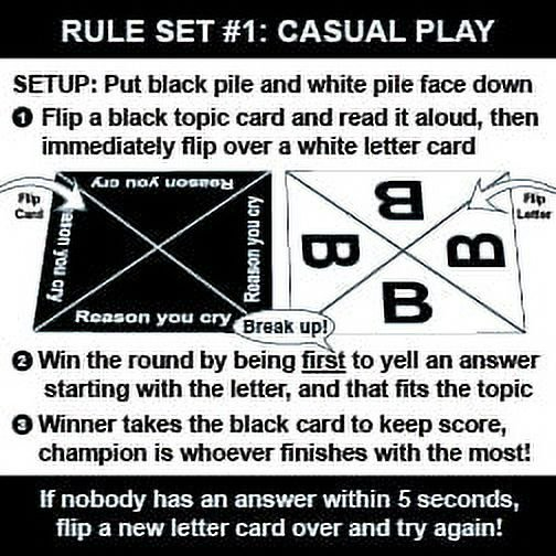 Quick and dirty card game